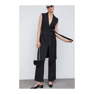 LWB Life with Bird Long Sleeveless Wrap Vest Dress Size 3 / US 8